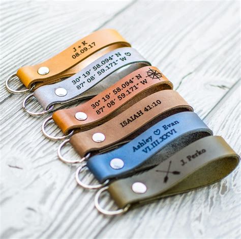 Leather Keychain 